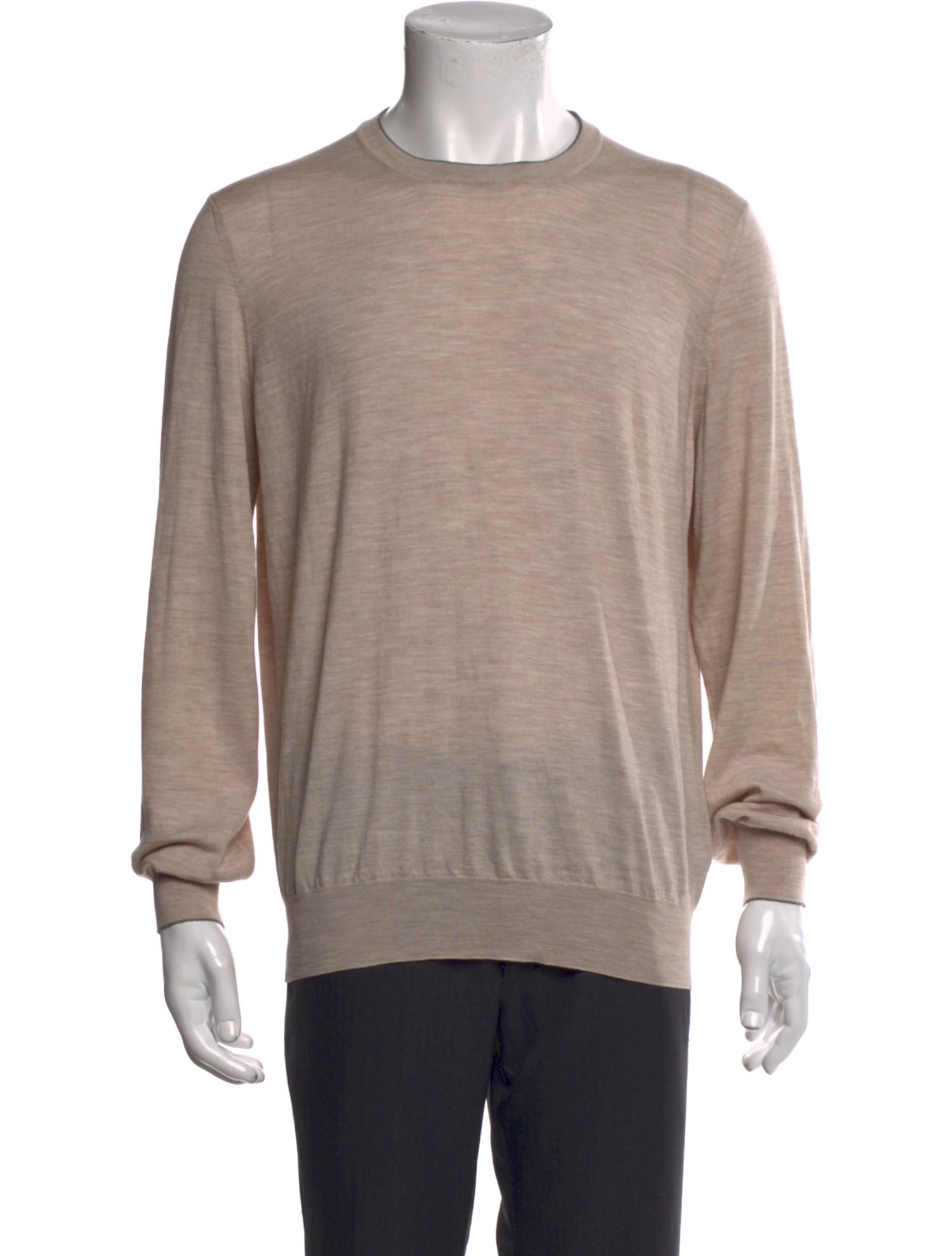 Brunello Cucinelli Virgin Wool Crew Neck T-Shirt